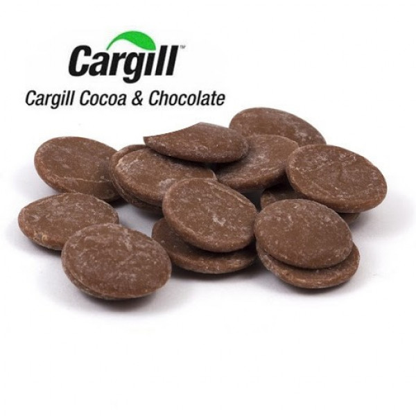Шоколад молочный кувертюр в дисках 34% "Lacte Equilibre" 500 гр CARGILL