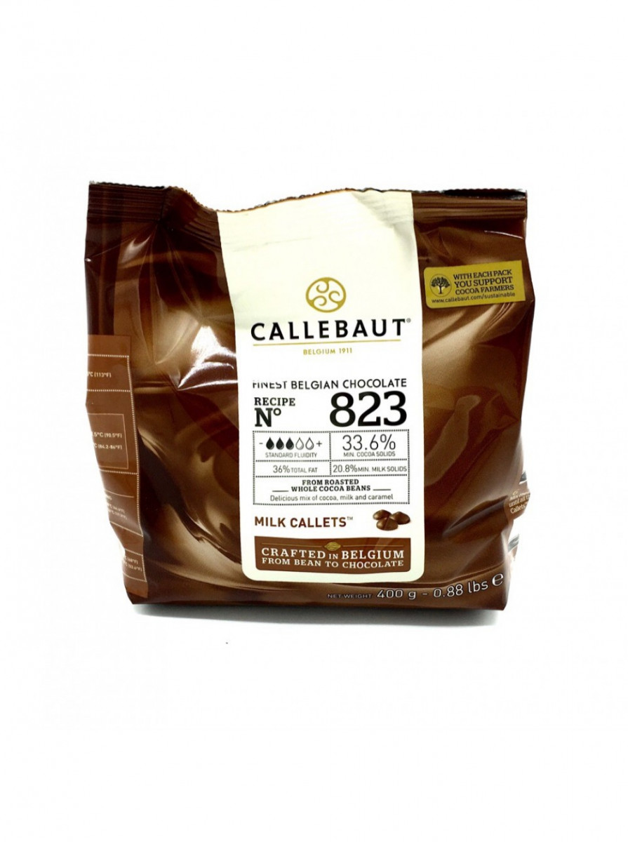 Шоколад молочный Callebaut 33,6% 0,4 кг./упак. Бельгия