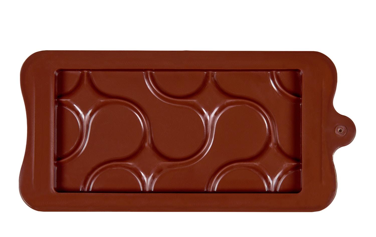 Форма силиконовая для шоколада "Плитка гипноз"
